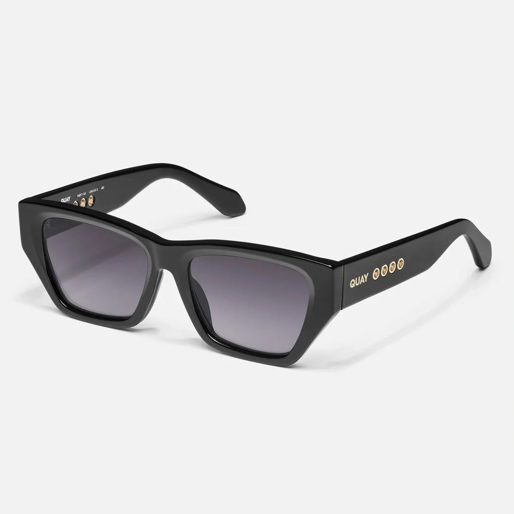 Quay‎ Australia No Apologies Black Frame / Smoke Lens!! NEW!!!🤎😎